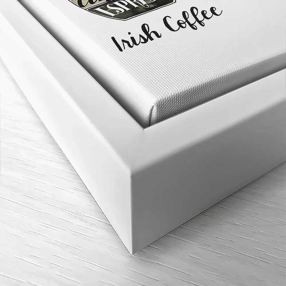 Coffee Chart Canvas Print Coffee Chart Canvas Print wall art product Grace Popp