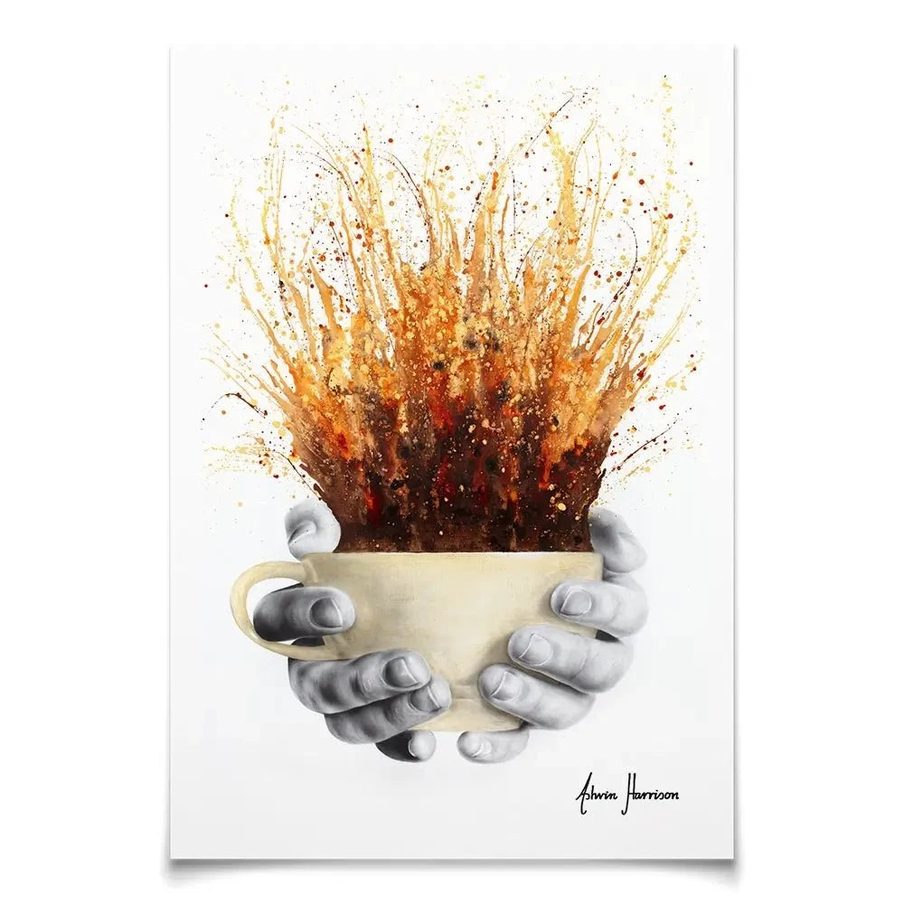 Coffee Coffee Coffee Art Print Coffee Coffee Coffee Art Print wall art product Ashvin Harrison