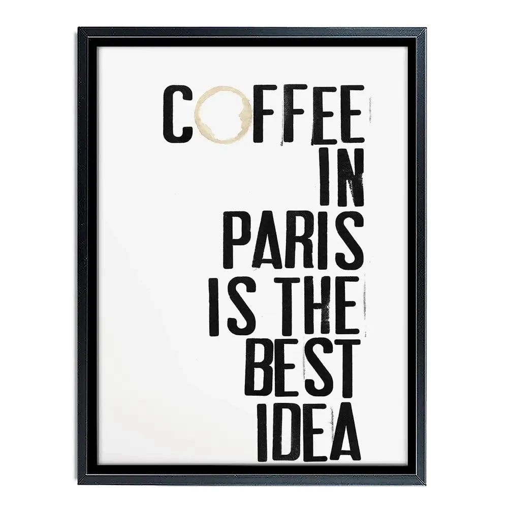 Coffee In Paris Canvas Print Coffee In Paris Canvas Print wall art product Deborah Velasquez