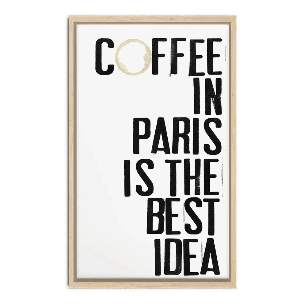 Coffee In Paris Canvas Print Coffee In Paris Canvas Print wall art product Deborah Velasquez