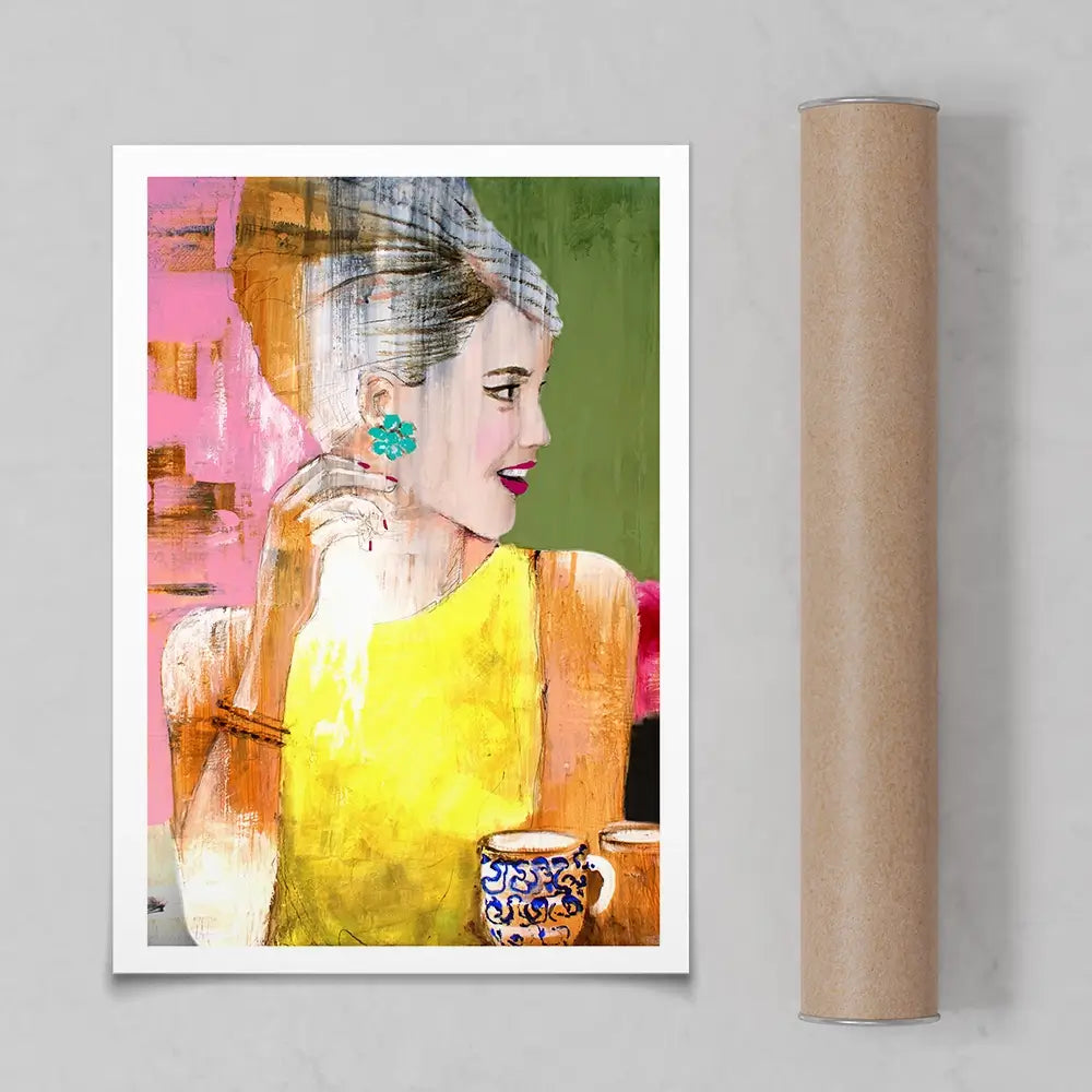 Coffee Moment Art Print Coffee Moment Art Print wall art product Studio Paint-Ing