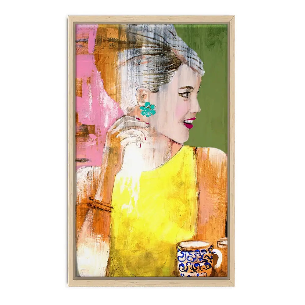 Coffee Moment Canvas Print Coffee Moment Canvas Print wall art product Studio Paint-Ing