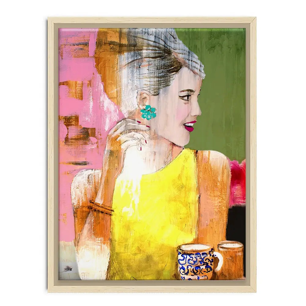 Coffee Moment Canvas Print Coffee Moment Canvas Print wall art product Studio Paint-Ing