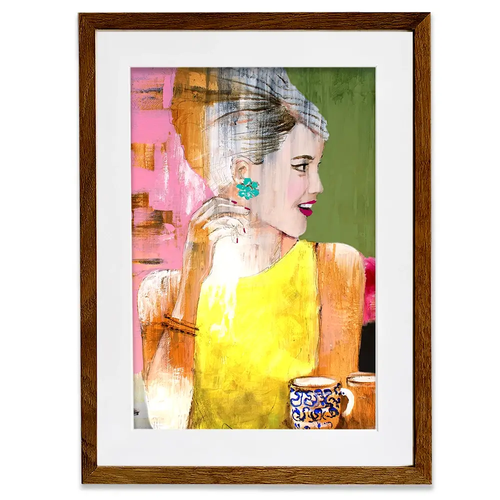 Coffee Moment Framed Art Print Coffee Moment Framed Art Print wall art product Studio Paint-Ing