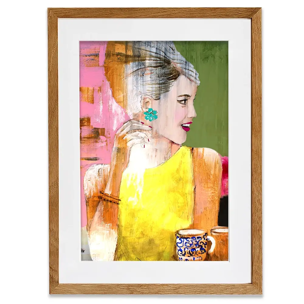 Coffee Moment Framed Art Print Coffee Moment Framed Art Print wall art product Studio Paint-Ing