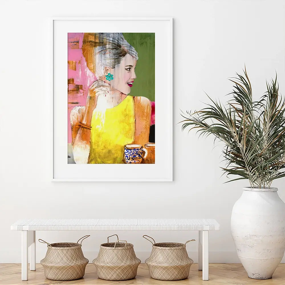 Coffee Moment Framed Art Print Coffee Moment Framed Art Print wall art product Studio Paint-Ing