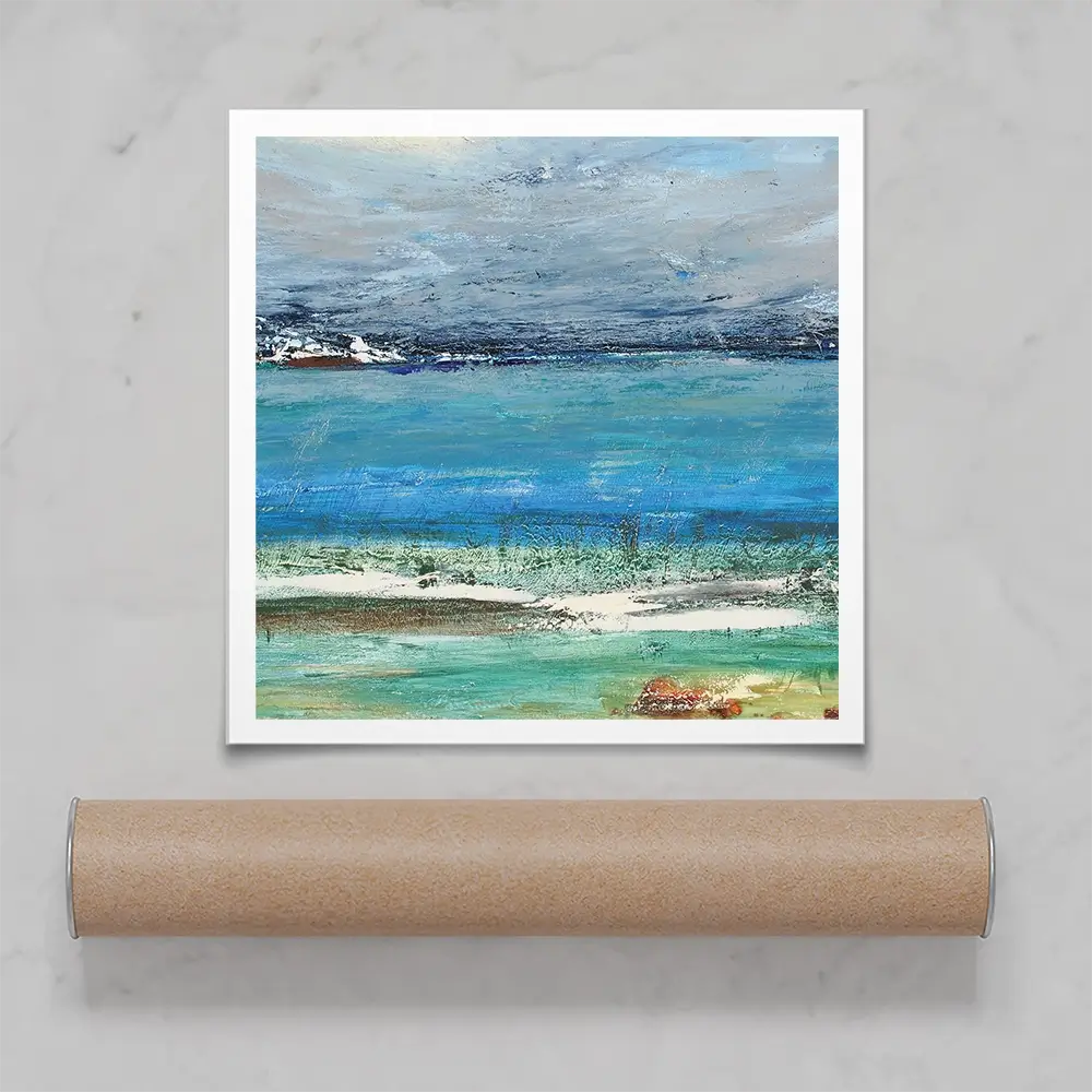 Cold Sea Square Art Print Cold Sea Square Art Print wall art product AURUSHAKOFF / Shutterstock