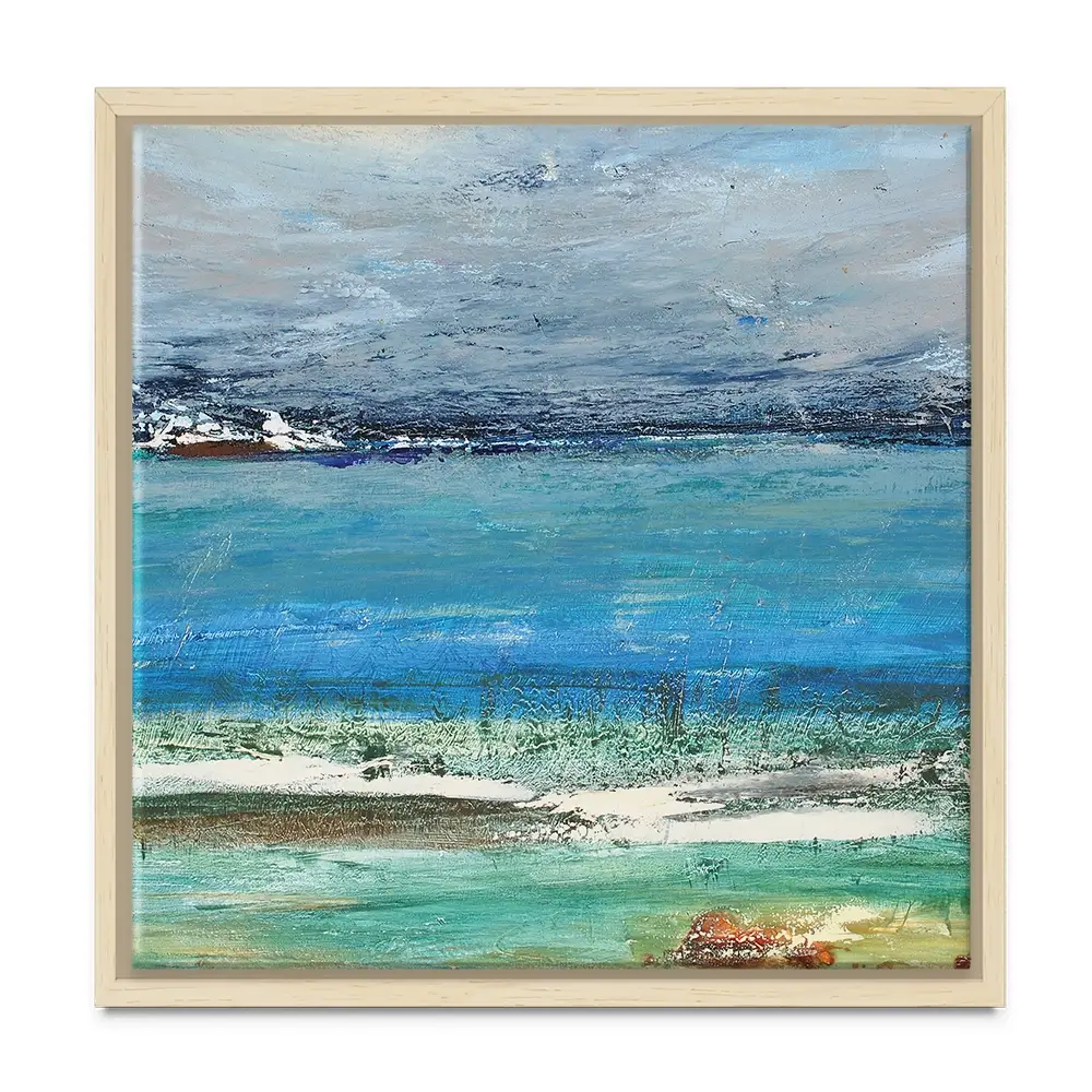 Cold Sea Square Canvas Print Cold Sea Square Canvas Print wall art product AURUSHAKOFF / Shutterstock
