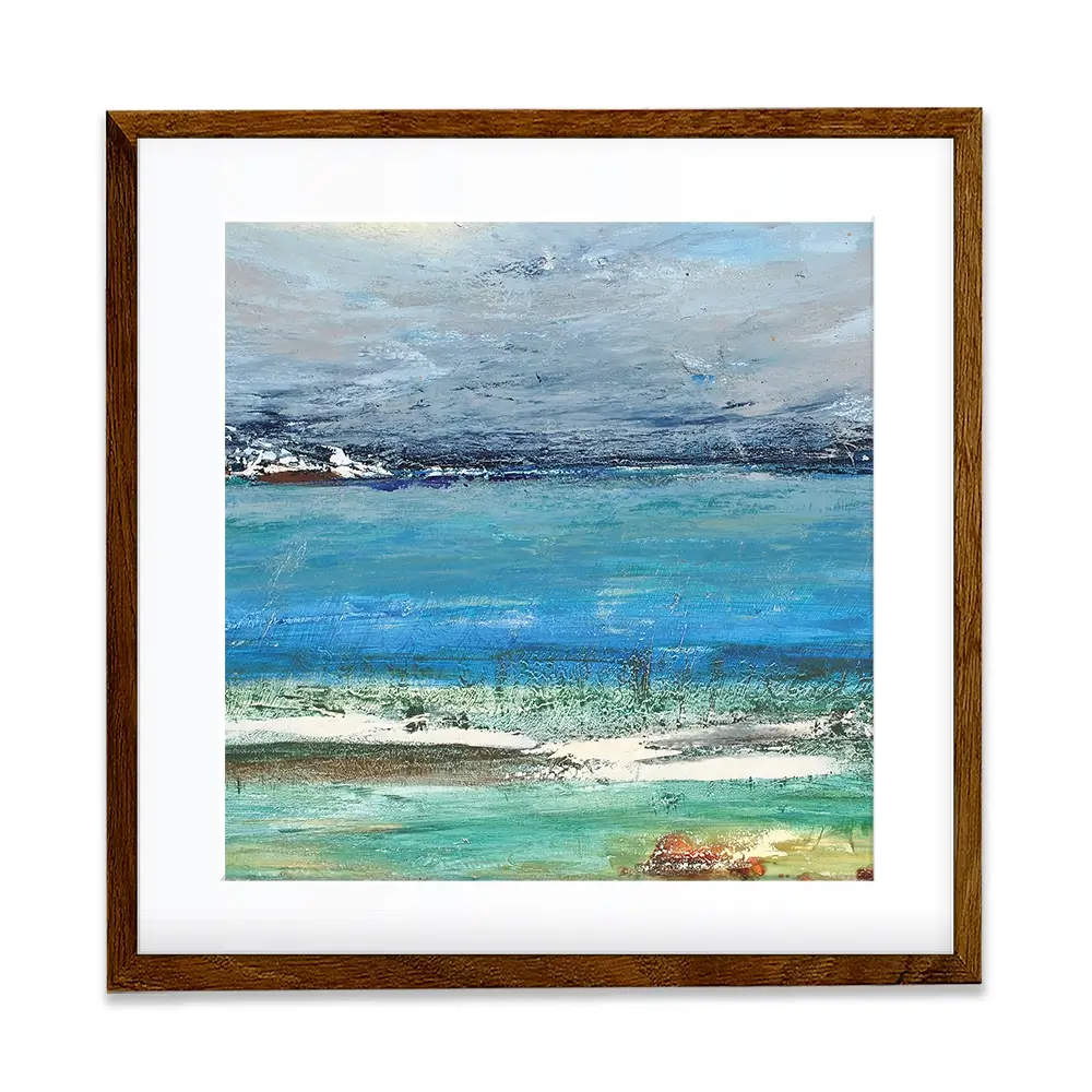 Cold Sea Square Framed Art Print Cold Sea Square Framed Art Print wall art product AURUSHAKOFF / Shutterstock