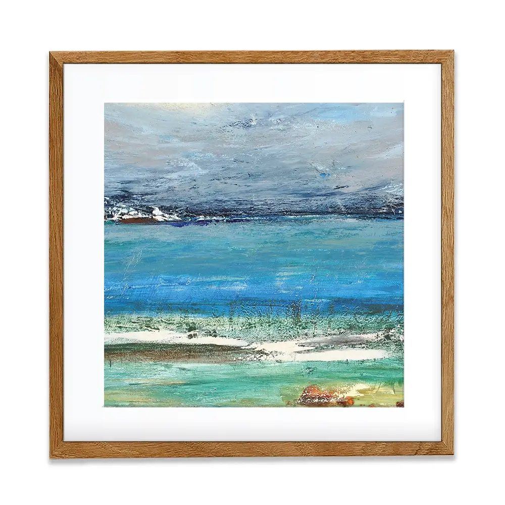Cold Sea Square Framed Art Print Cold Sea Square Framed Art Print wall art product AURUSHAKOFF / Shutterstock