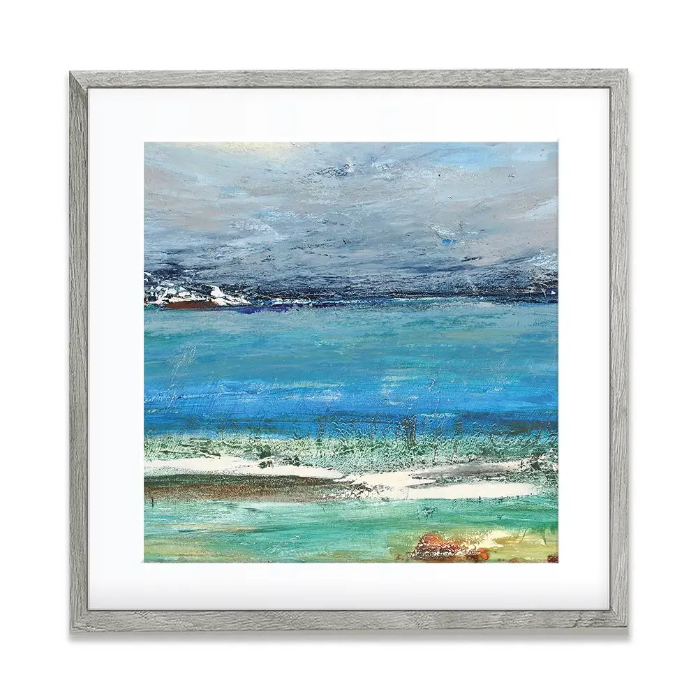 Cold Sea Square Framed Art Print Cold Sea Square Framed Art Print wall art product AURUSHAKOFF / Shutterstock