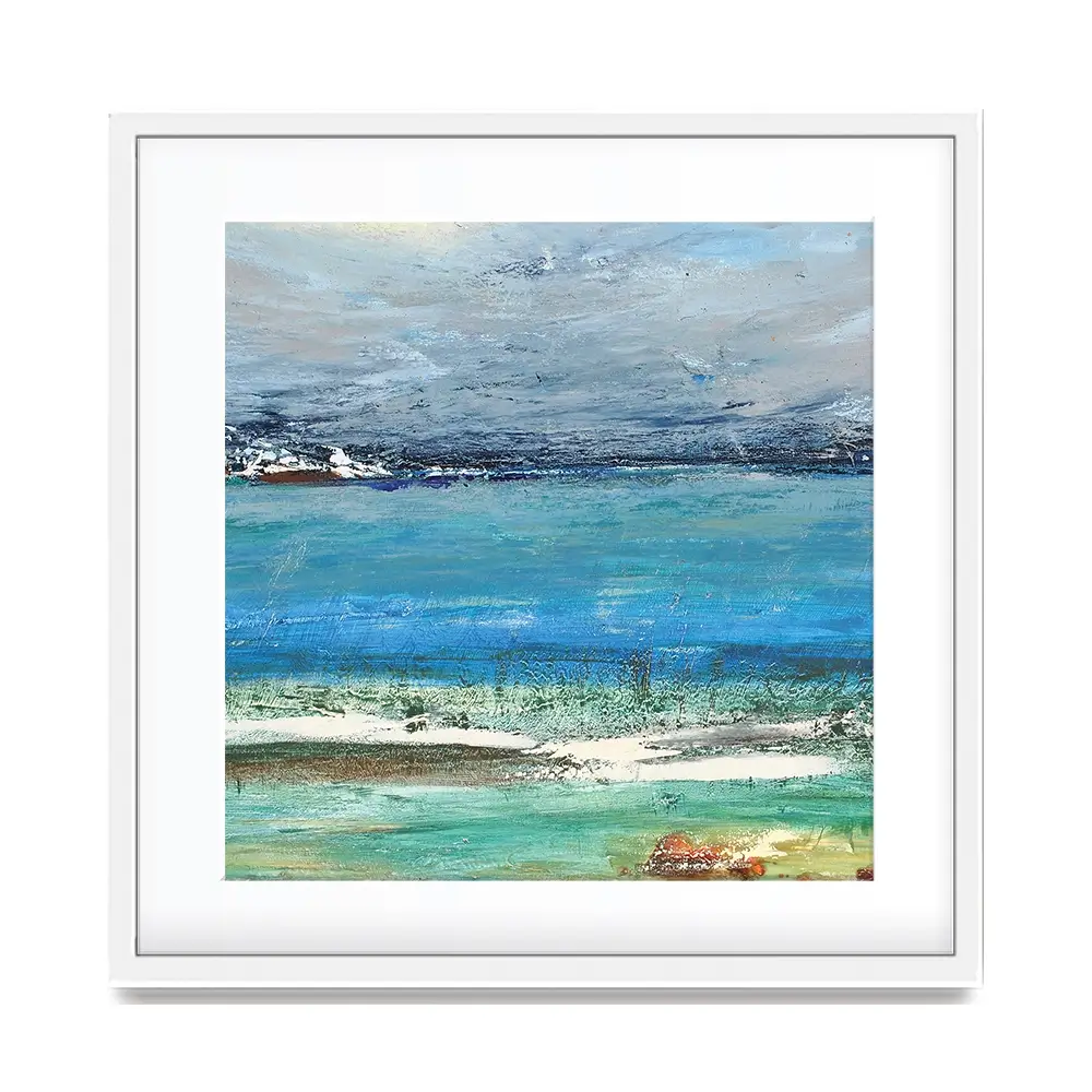 Cold Sea Square Framed Art Print Cold Sea Square Framed Art Print wall art product AURUSHAKOFF / Shutterstock