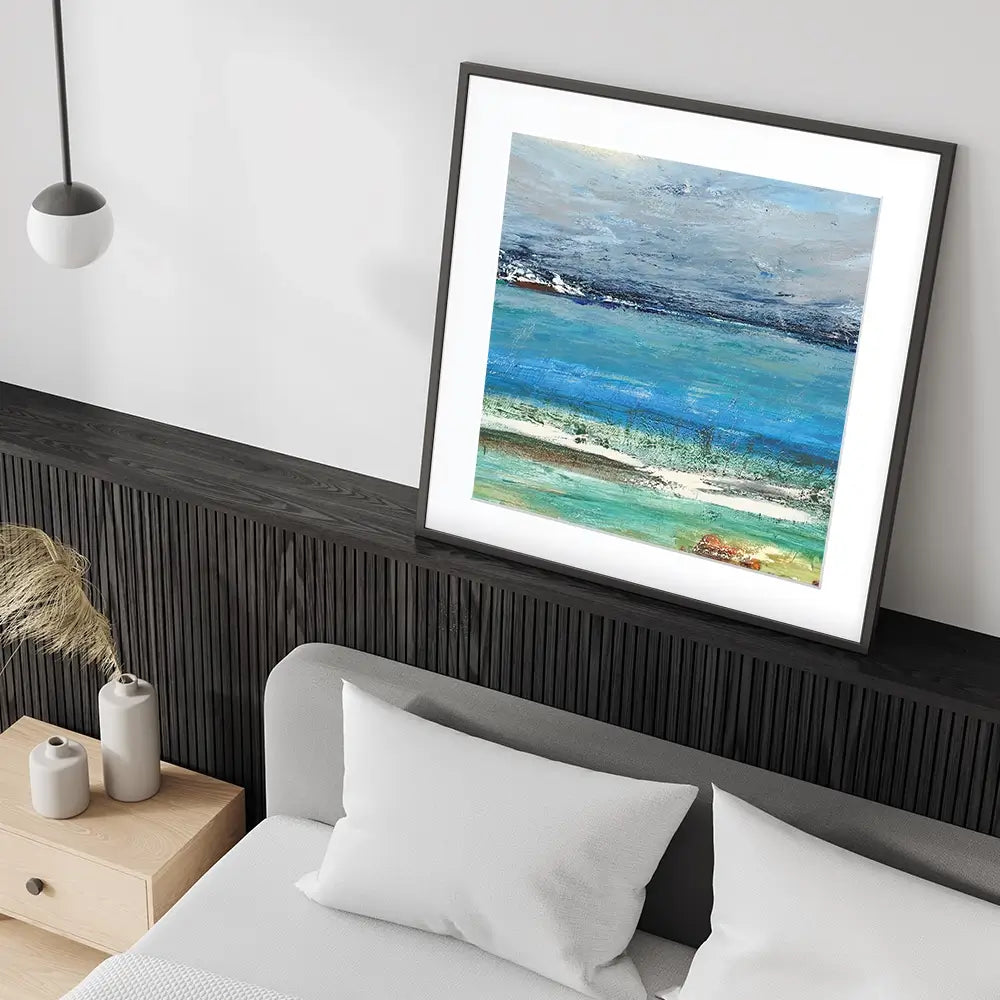 Cold Sea Square Framed Art Print Cold Sea Square Framed Art Print wall art product AURUSHAKOFF / Shutterstock