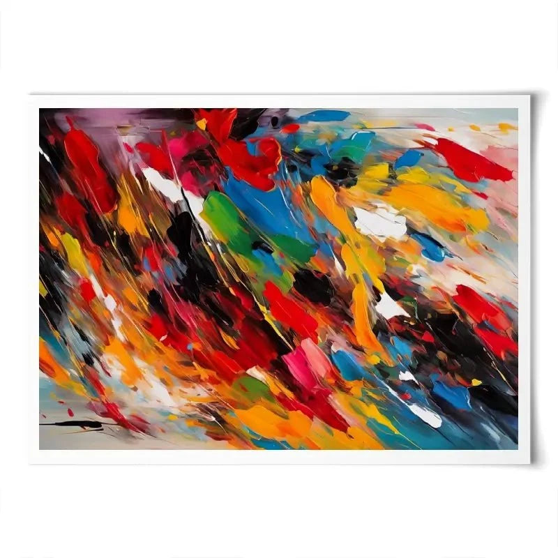 Colour Blast Art Print Colour Blast Art Print wall art product Violeta Allaberdieva