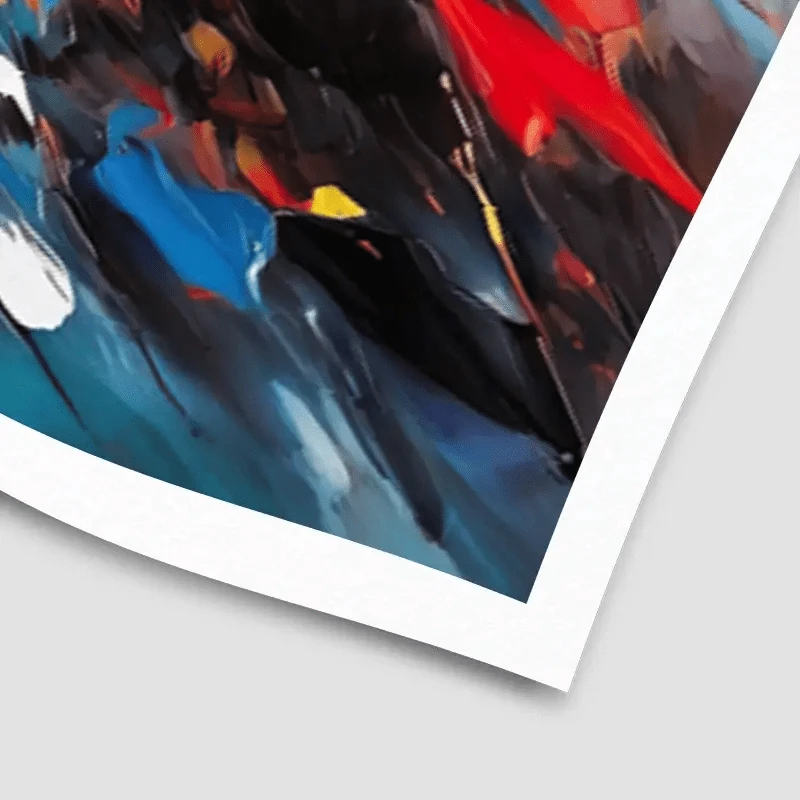 Colour Blast Art Print Colour Blast Art Print wall art product Violeta Allaberdieva
