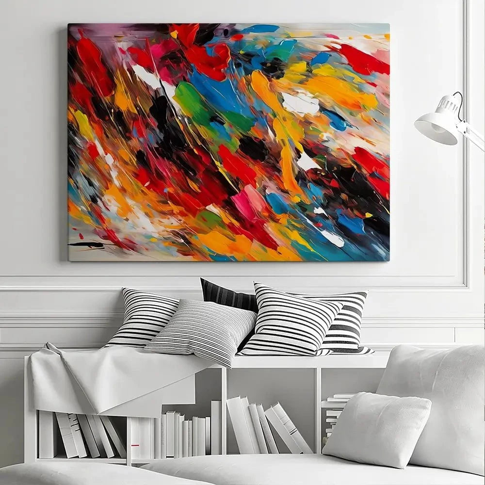 Colour Blast Canvas Print Colour Blast Canvas Print wall art product Violeta Allaberdieva