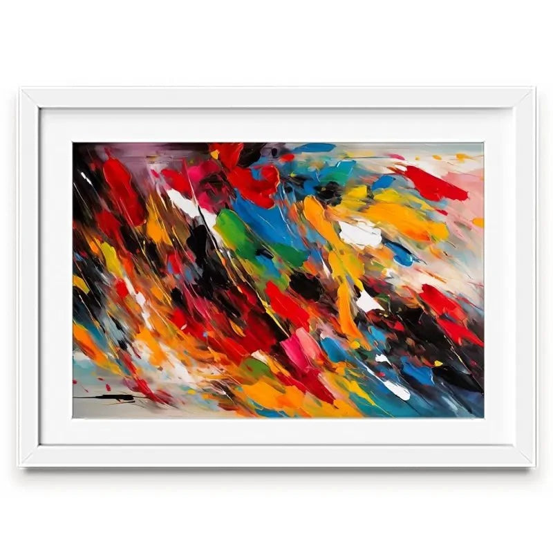 Colour Blast Framed Art Print Colour Blast Framed Art Print wall art product Violeta Allaberdieva