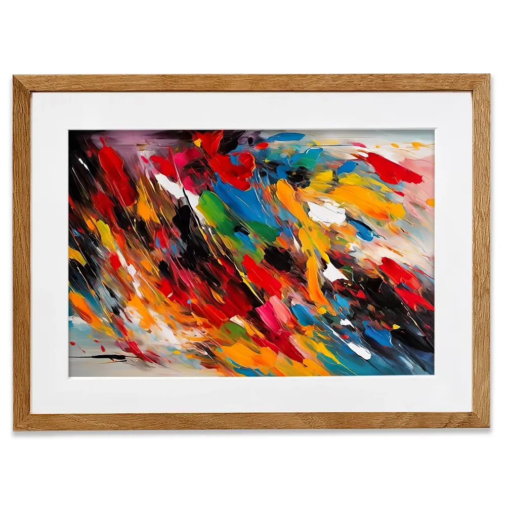 Colour Blast Framed Art Print Colour Blast Framed Art Print wall art product Violeta Allaberdieva