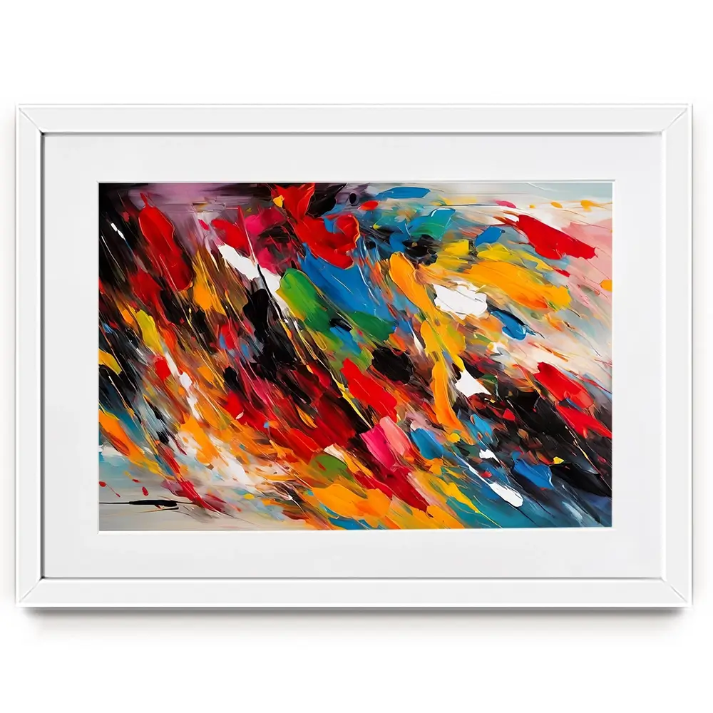 Colour Blast Framed Art Print Colour Blast Framed Art Print wall art product Violeta Allaberdieva