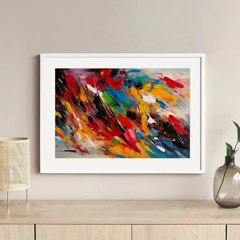 Colour Blast Framed Art Print Colour Blast Framed Art Print wall art product Violeta Allaberdieva