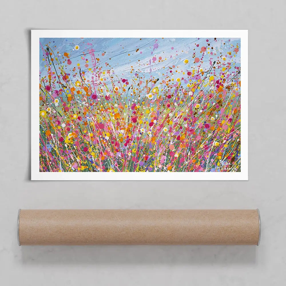Colour Bloom Art Print Colour Bloom Art Print wall art product Olga Tkachyk
