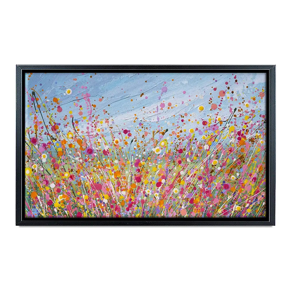 Colour Bloom Canvas Print Colour Bloom Canvas Print wall art product Olga Tkachyk