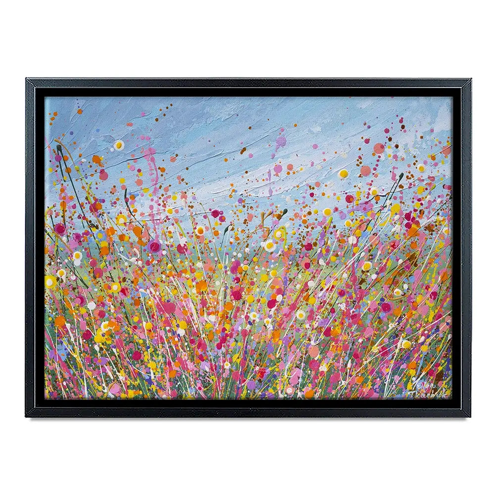 Colour Bloom Canvas Print Colour Bloom Canvas Print wall art product Olga Tkachyk