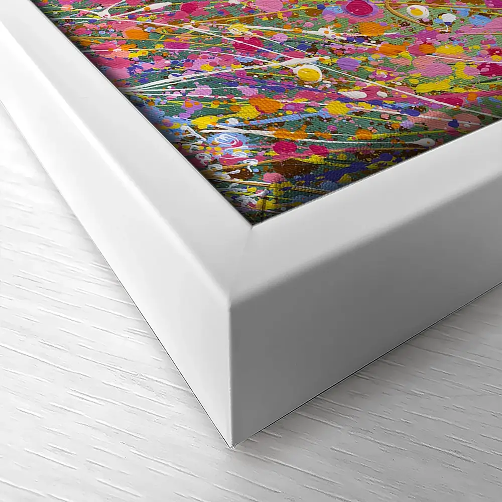 Colour Bloom Canvas Print Colour Bloom Canvas Print wall art product Olga Tkachyk