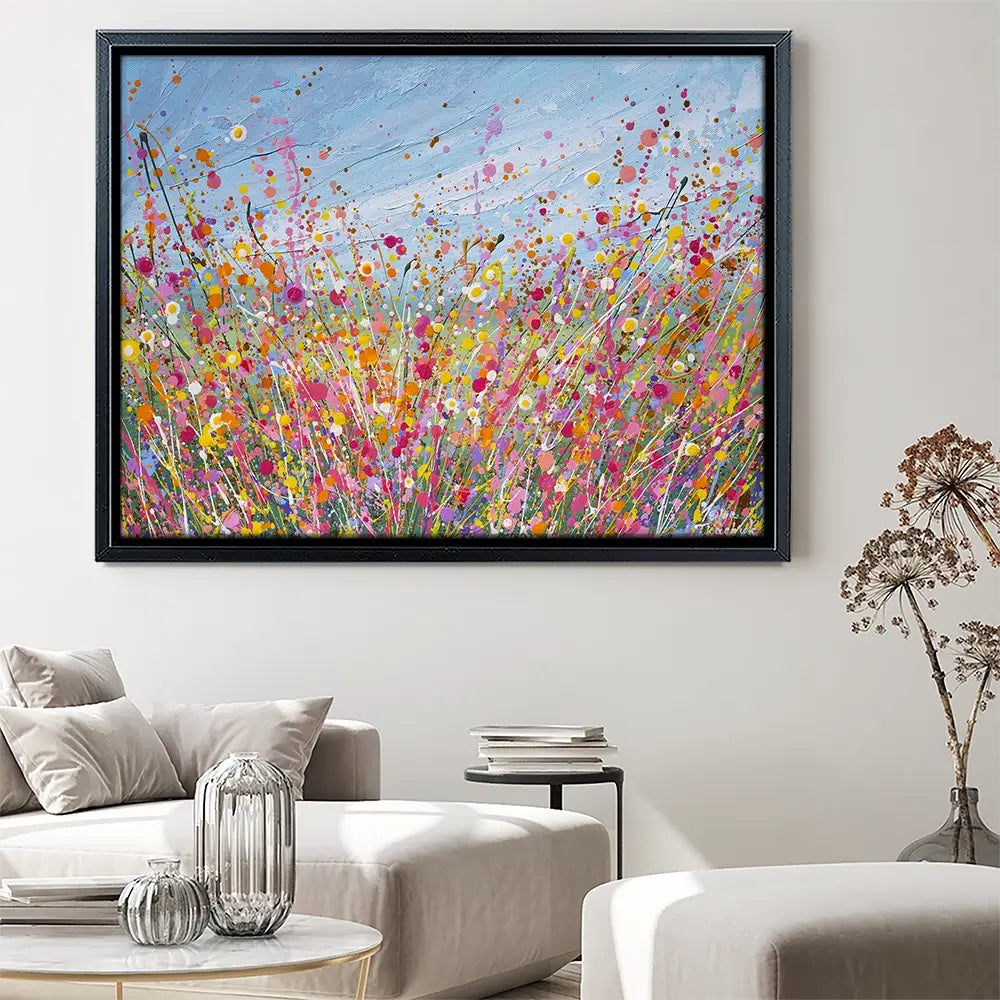 Colour Bloom Canvas Print Colour Bloom Canvas Print wall art product Olga Tkachyk