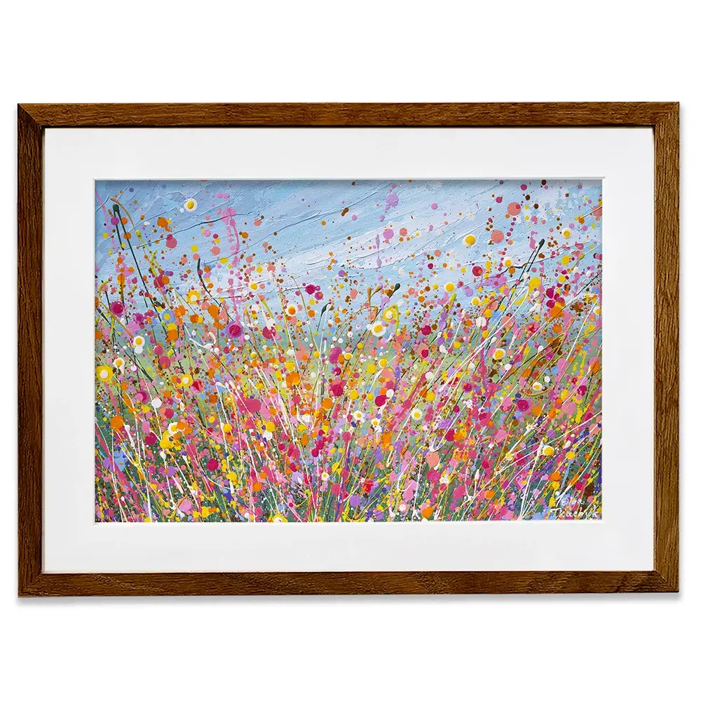 Colour Bloom Framed Art Print Colour Bloom Framed Art Print wall art product Olga Tkachyk