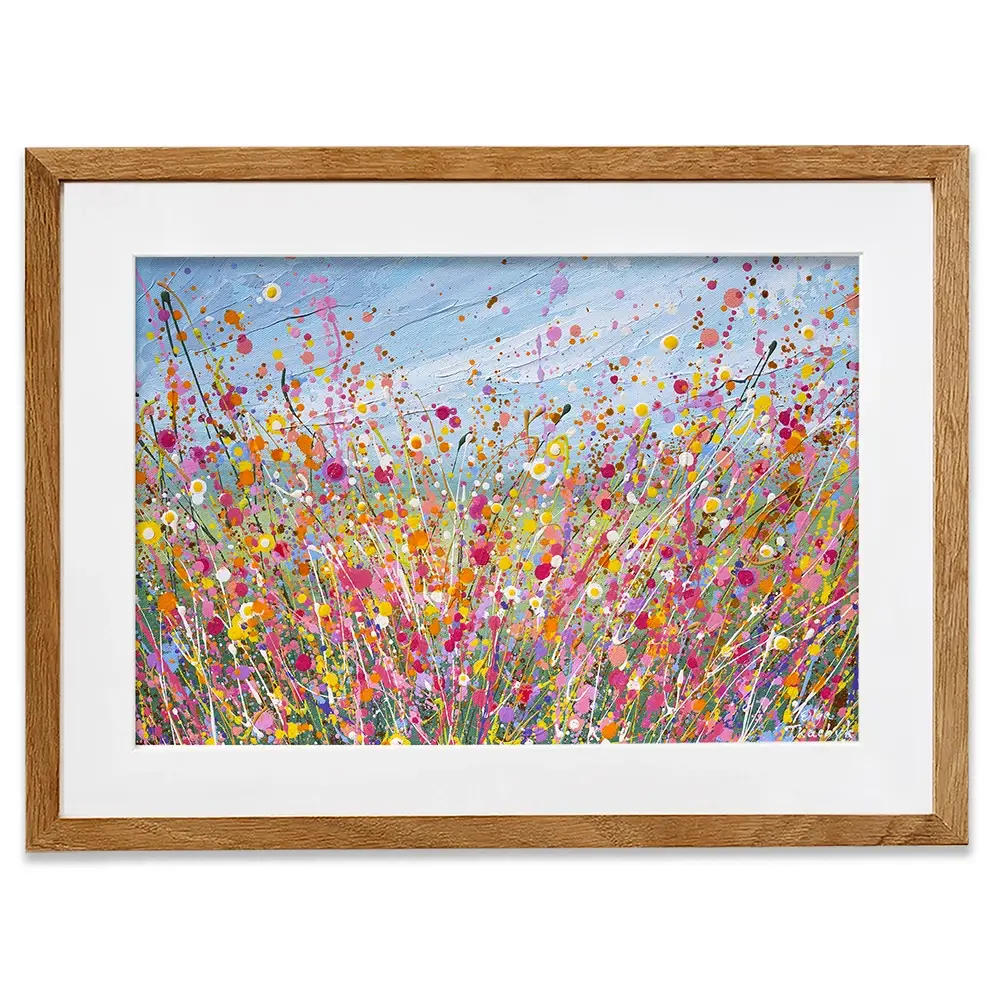 Colour Bloom Framed Art Print Colour Bloom Framed Art Print wall art product Olga Tkachyk