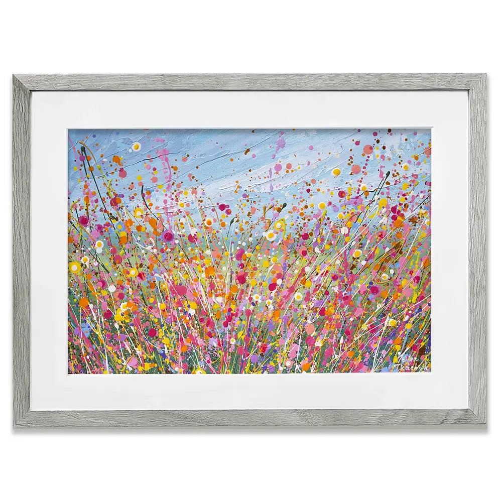 Colour Bloom Framed Art Print Colour Bloom Framed Art Print wall art product Olga Tkachyk