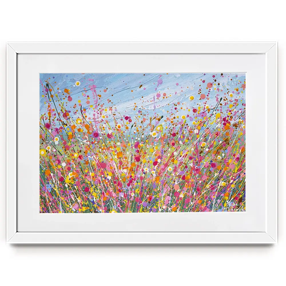 Colour Bloom Framed Art Print Colour Bloom Framed Art Print wall art product Olga Tkachyk