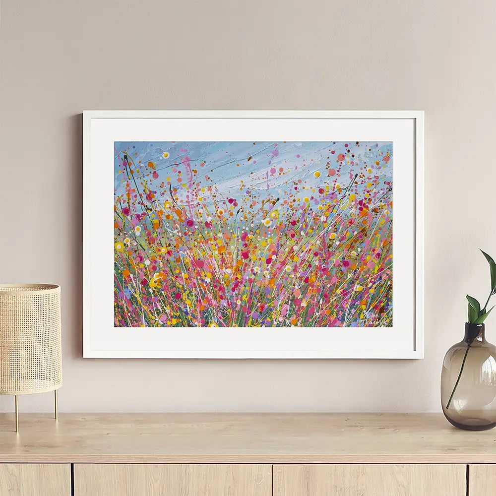 Colour Bloom Framed Art Print Colour Bloom Framed Art Print wall art product Olga Tkachyk