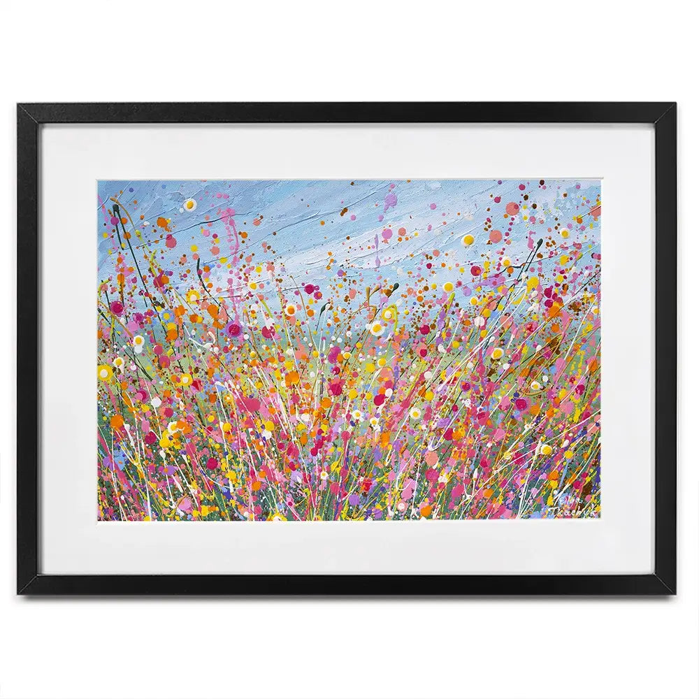 Colour Bloom Framed Art Print Colour Bloom Framed Art Print wall art product Olga Tkachyk