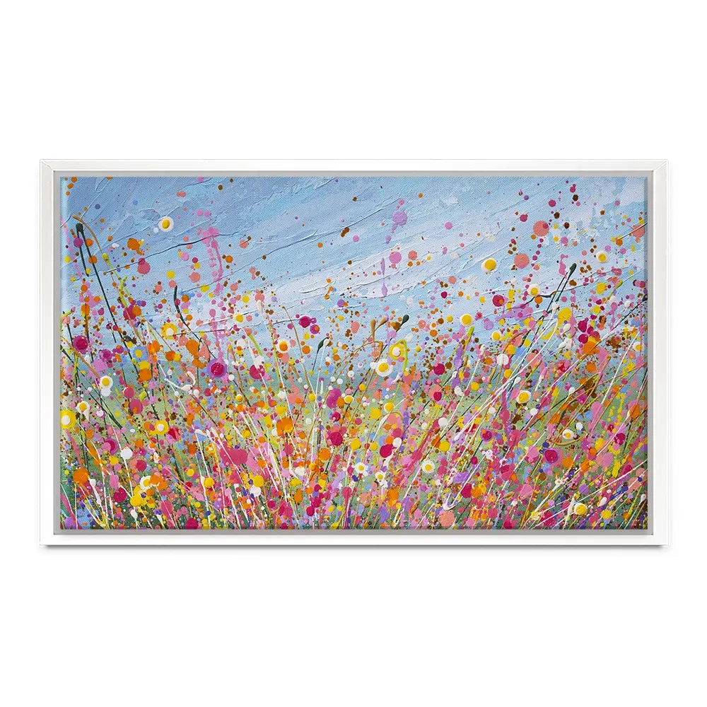 Colour Bloom Oversized Canvas Print Colour Bloom Oversized Canvas Print wall art product Art Print Shop