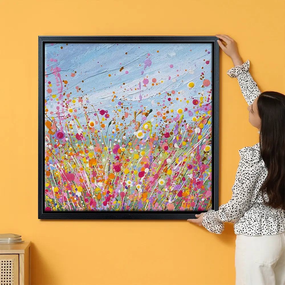 Colour Bloom Oversized Canvas Print Colour Bloom Oversized Canvas Print wall art product Art Print Shop