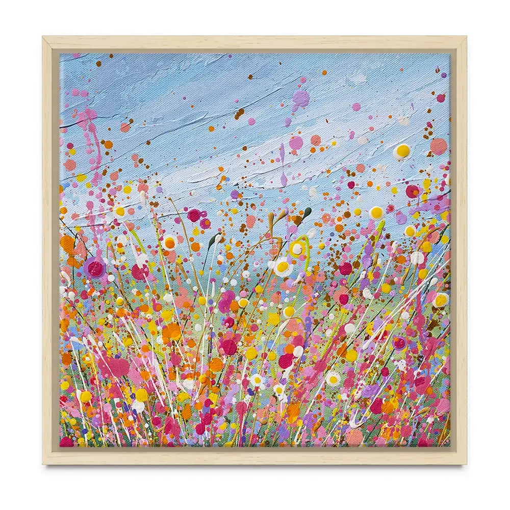 Colour Bloom Oversized Canvas Print Colour Bloom Oversized Canvas Print wall art product Art Print Shop