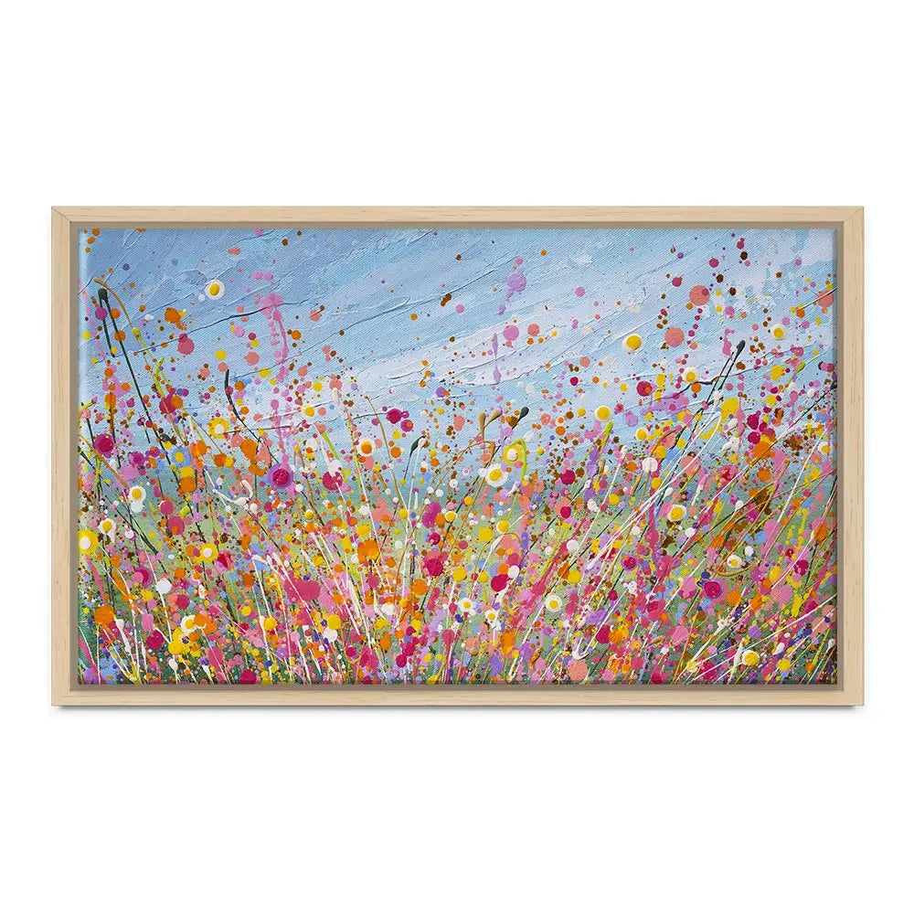 Colour Bloom Oversized Canvas Print Colour Bloom Oversized Canvas Print wall art product Art Print Shop