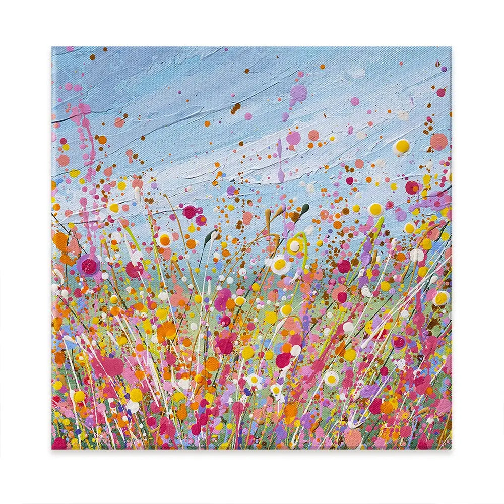 Colour Bloom Oversized Canvas Print Colour Bloom Oversized Canvas Print wall art product Art Print Shop