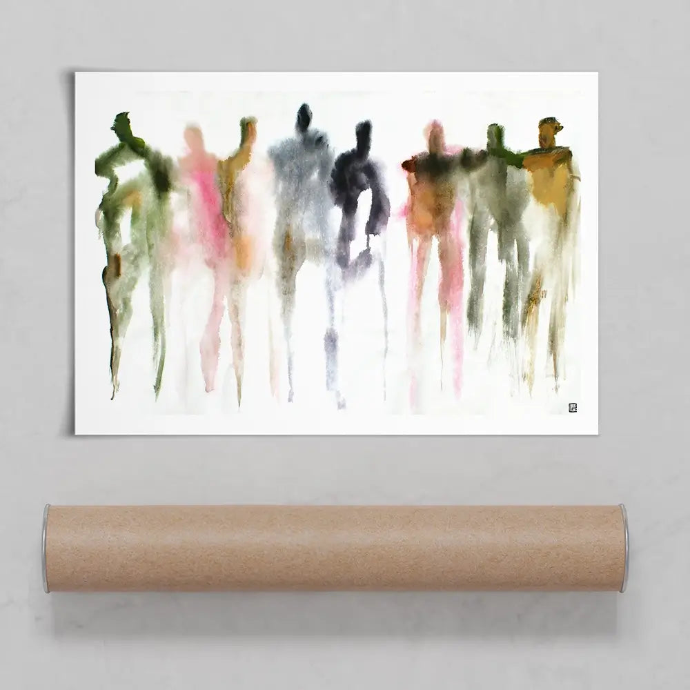 Colour Connect Art Print Colour Connect Art Print wall art product Studio Paint-ING
