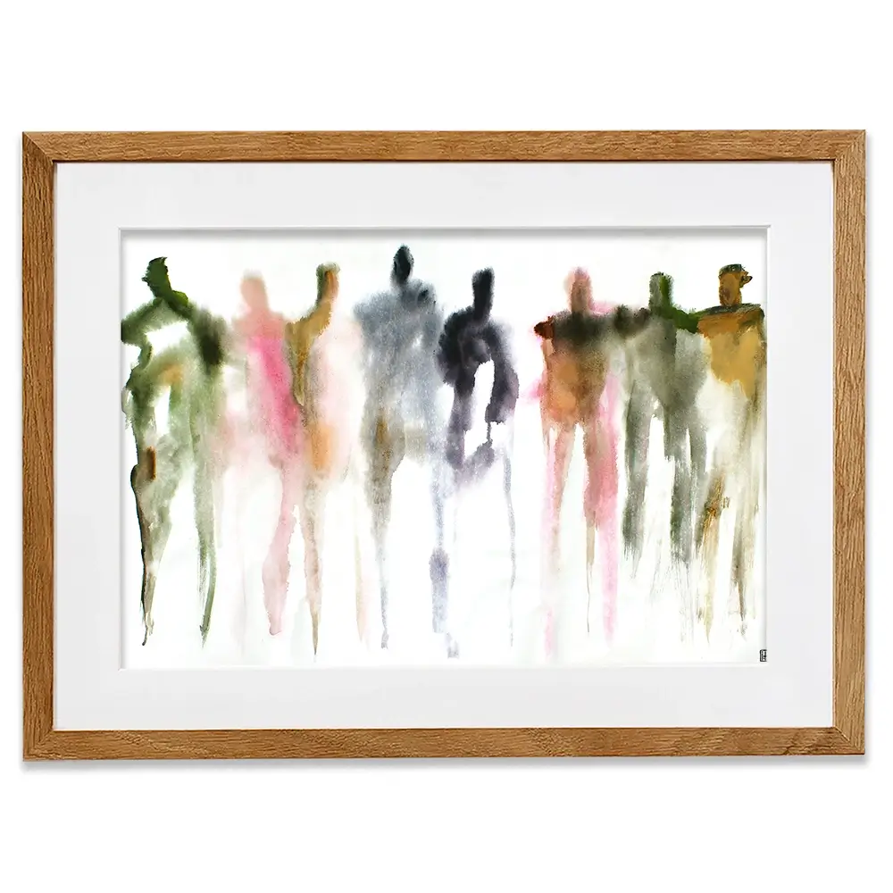 Colour Connect Framed Art Print Colour Connect Framed Art Print wall art product Studio Paint-ING