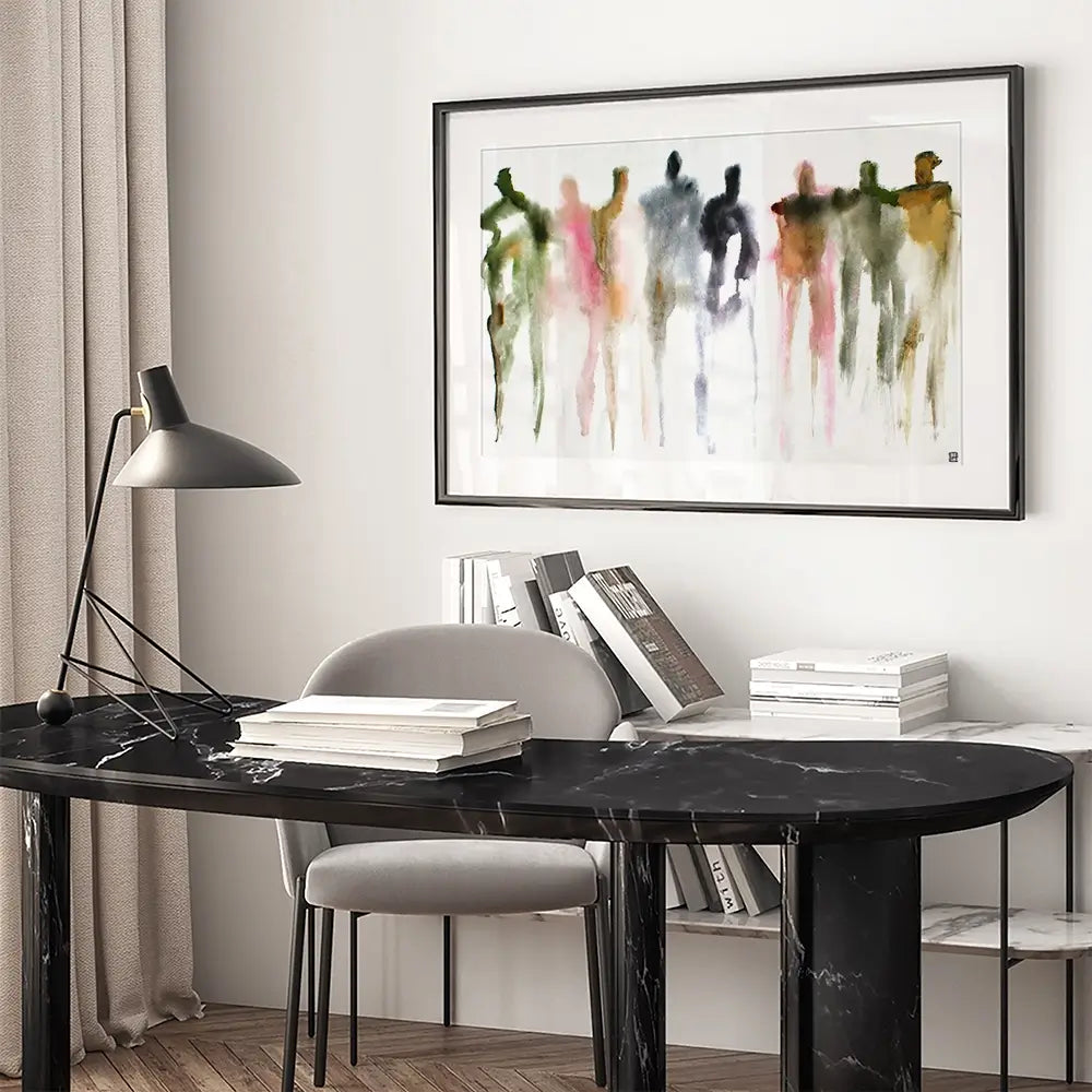 Colour Connect Framed Art Print Colour Connect Framed Art Print wall art product Studio Paint-ING