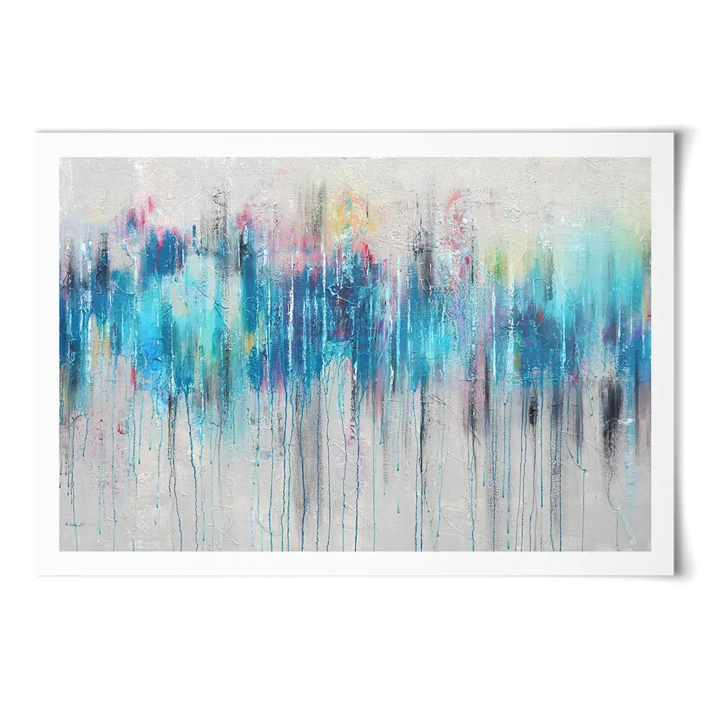 Colour Rain Art Print Colour Rain Art Print wall art product Studio Paint-Ing