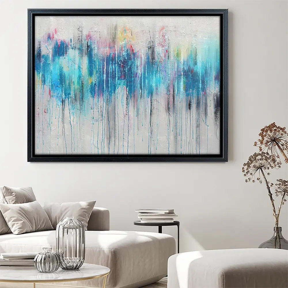 Colour Rain Canvas Print Colour Rain Canvas Print wall art product Studio Paint-Ing