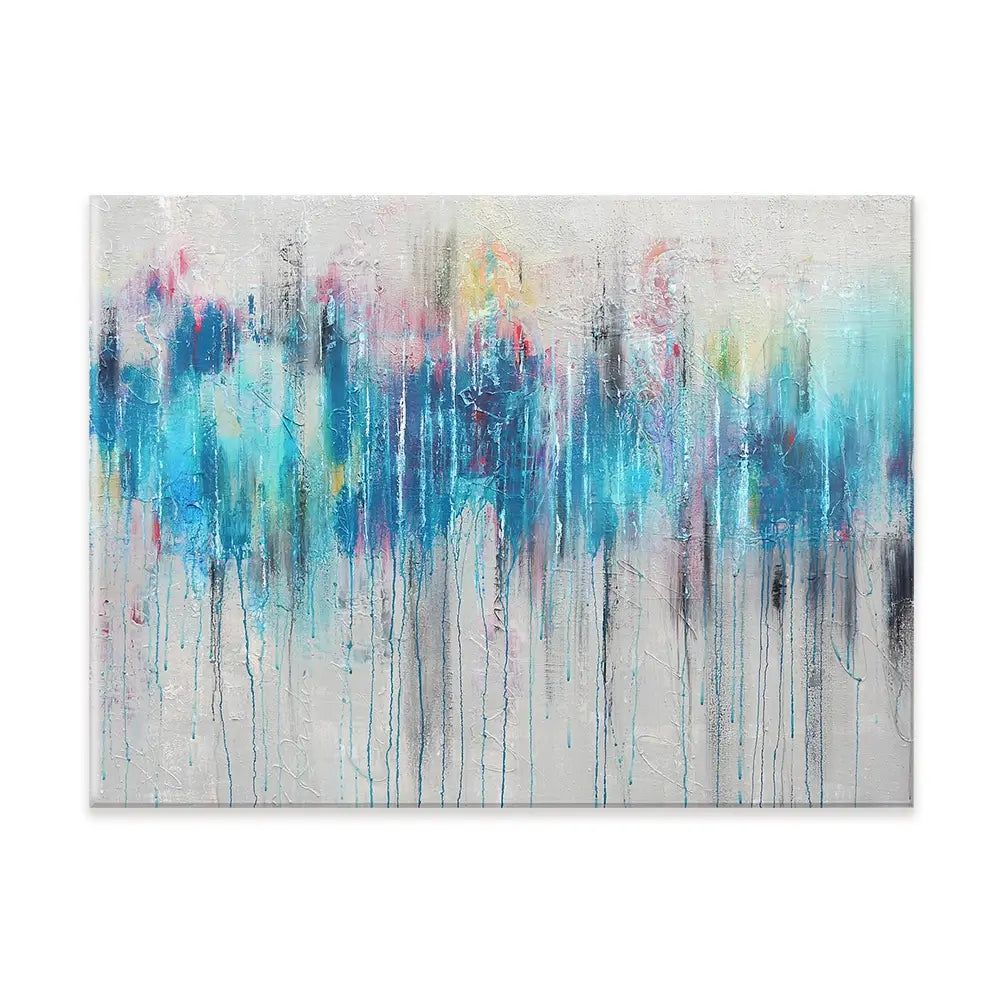 Colour Rain Canvas Print Colour Rain Canvas Print wall art product Studio Paint-Ing