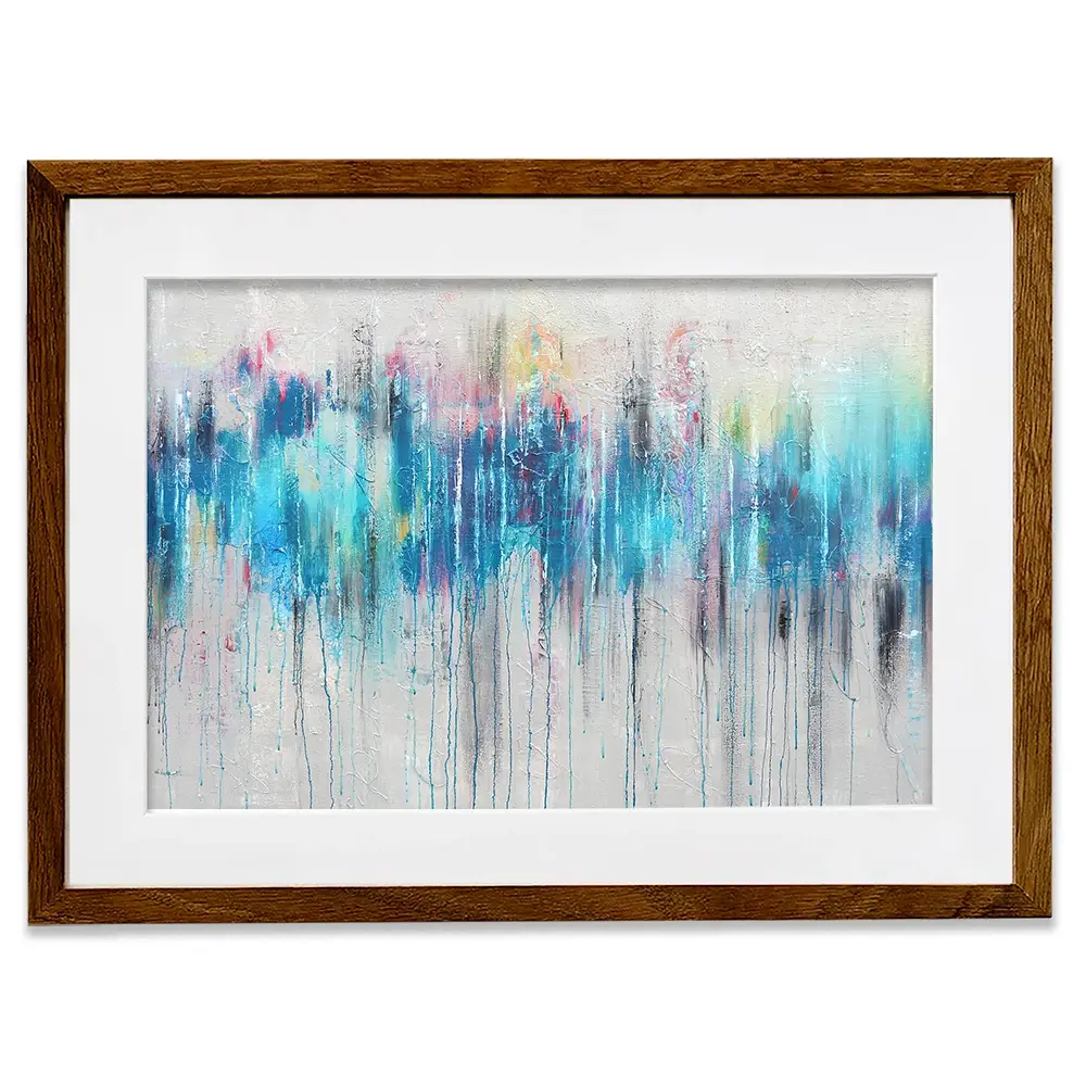 Colour Rain Framed Art Print Colour Rain Framed Art Print wall art product Studio Paint-Ing