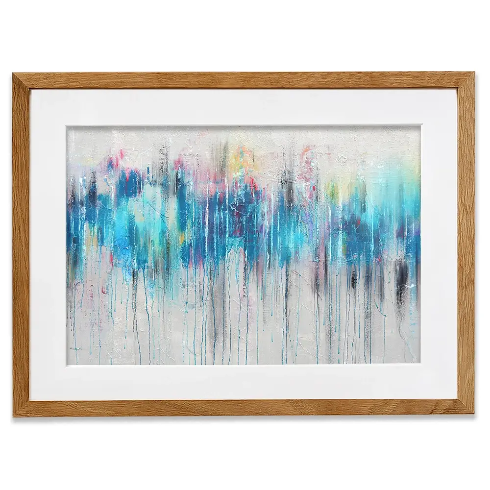 Colour Rain Framed Art Print Colour Rain Framed Art Print wall art product Studio Paint-Ing