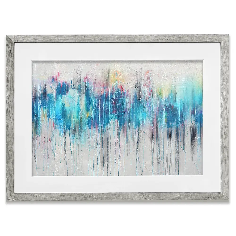Colour Rain Framed Art Print Colour Rain Framed Art Print wall art product Studio Paint-Ing