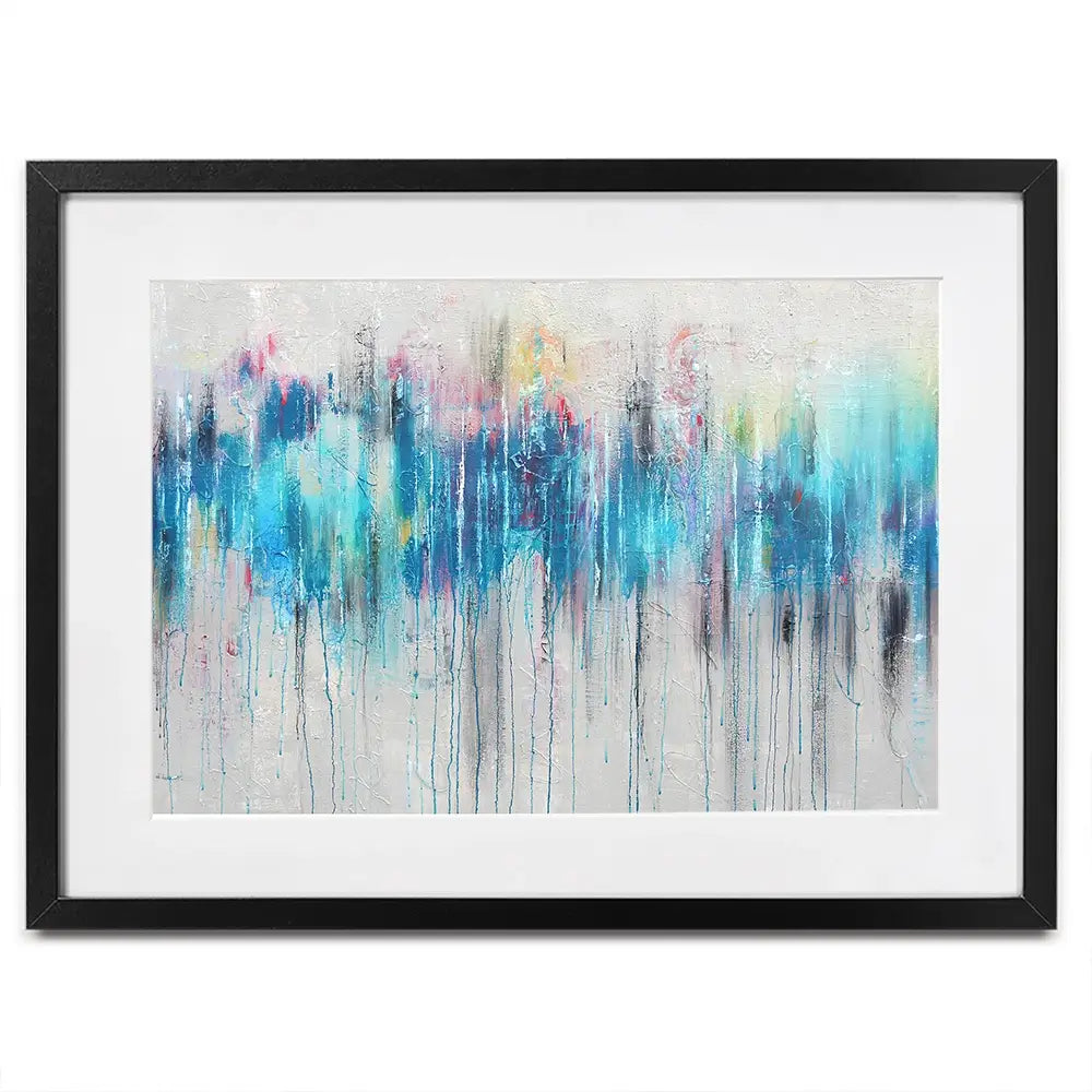 Colour Rain Framed Art Print Colour Rain Framed Art Print wall art product Studio Paint-Ing
